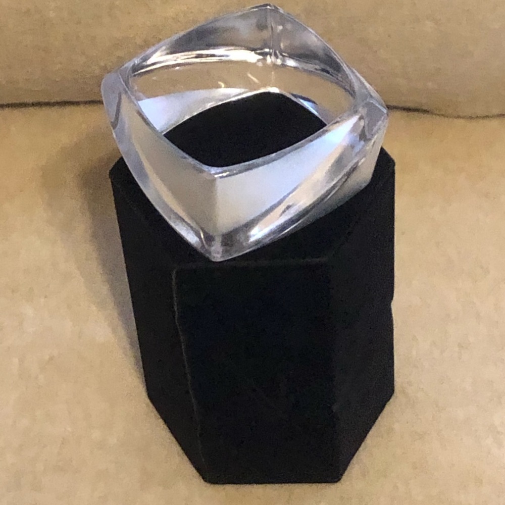 Frosted Lucite Bracelet